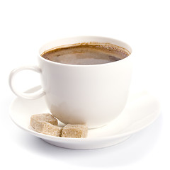 Image showing coffee cup and sugar