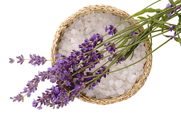 Image showing lavender bath