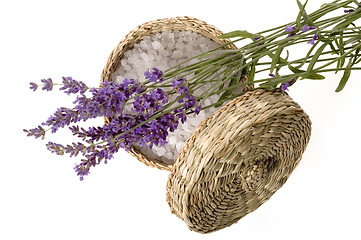 Image showing lavender bath