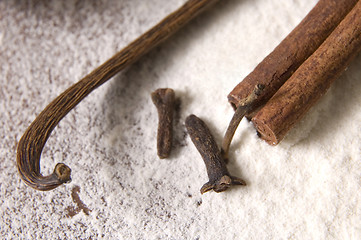 Image showing christmas gingerbreads ingredients