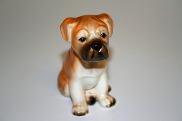 Image showing Boxer Puppy Figurine