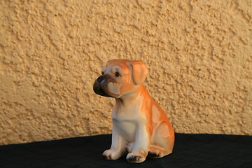 Image showing Boxer Puppy Figurine