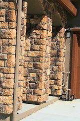 Image showing Brick Columns