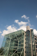 Image showing Glass office building