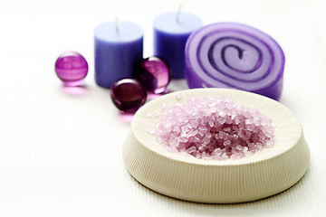 Image showing lavender body care