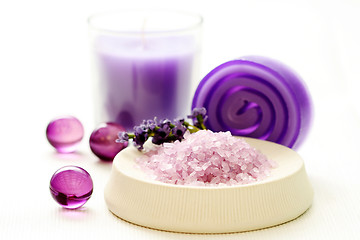 Image showing lavender body care