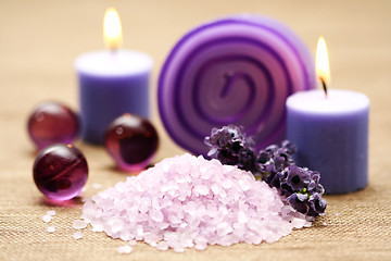 Image showing lavender body care