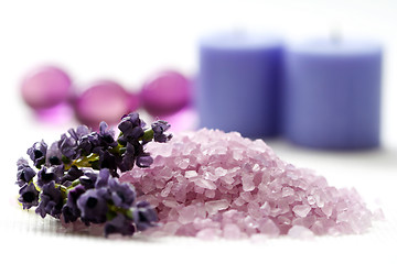 Image showing lavender body care