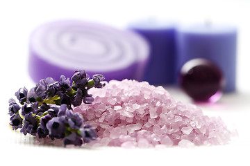 Image showing lavender body care