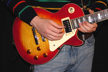 Image showing Playing Electric Guitar 3