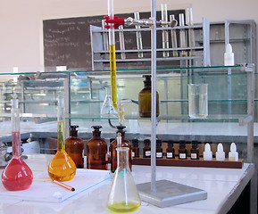 Image showing Laboratory desk