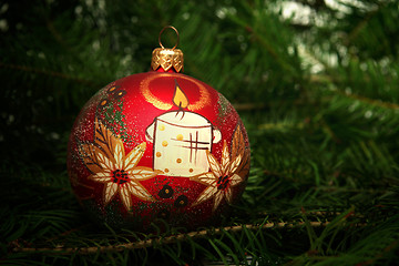 Image showing Christmas bulb