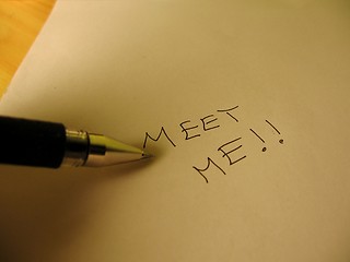 Image showing meet me