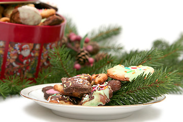 Image showing Christmas cookies