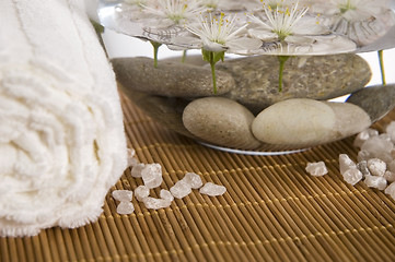 Image showing white wellness products