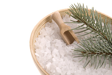 Image showing pine bath items. alternative medicine