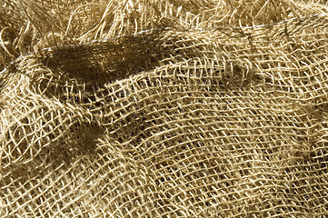 Image showing sunny burlap background