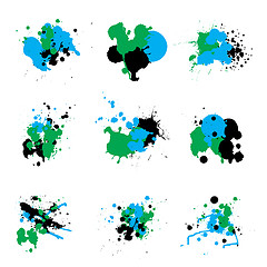 Image showing trio paint splat