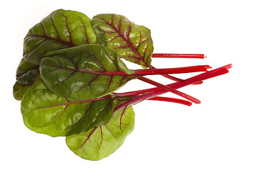 Image showing fresh vegetables - spinach beet