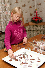 Image showing Christmas cookies