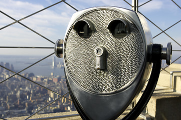 Image showing coin operated binoculars