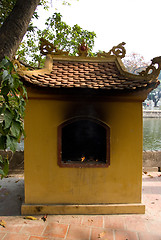 Image showing Oven for burning ritual paper money