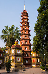 Image showing Tran Quoc Pagoda in Hanoi