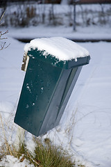 Image showing Mailbox in snow