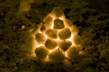 Image showing Snowball lantern