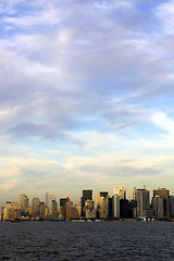 Image showing view of downtown manhattan