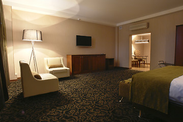 Image showing Motel bedroom