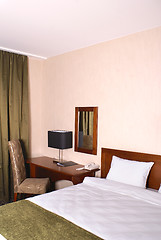 Image showing Badroom in hotel