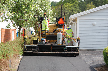 Image showing Asphalt workers