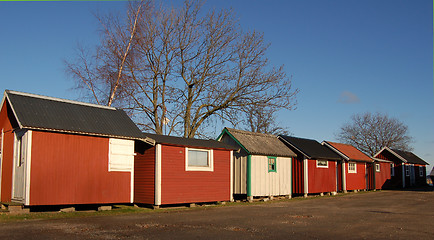 Image showing Fishermans huts