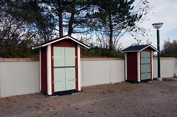 Image showing Bathing-hut