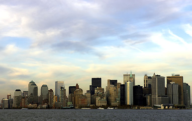 Image showing view of downtown manhattan