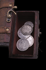 Image showing silver coins of 16-18th centuries