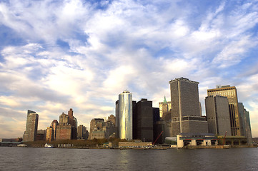 Image showing view of downtown manhattan