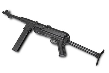 Image showing German submachine gun. MP40 