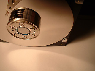 Image showing Close-up of the opened Hard Disk Drive [6]