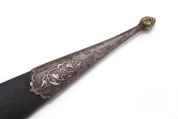 Image showing Part of old caucasian dagger