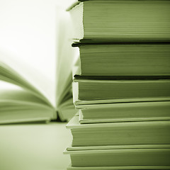 Image showing stack of books