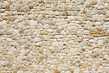 Image showing Big stone wall