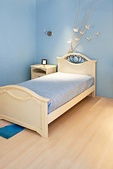 Image showing Blue bedroom