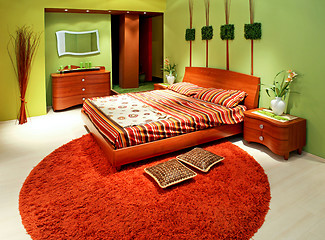 Image showing Green bedroom big