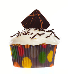 Image showing Chocolate Wafer Cupcake