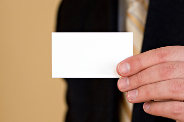 Image showing Blank Business Card