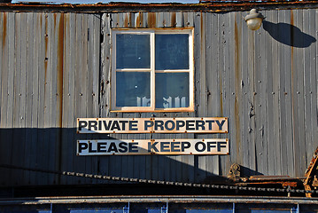 Image showing Private Property