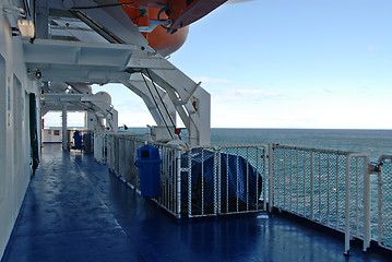 Image showing Ferry deck
