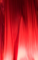 Image showing Red Silk Curtain